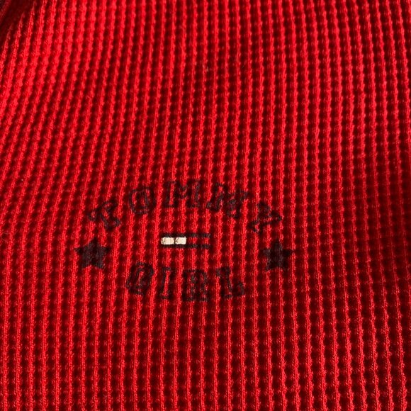 Red Tommy Hilfiger Long Sleeve Top - Picture 3 of 4